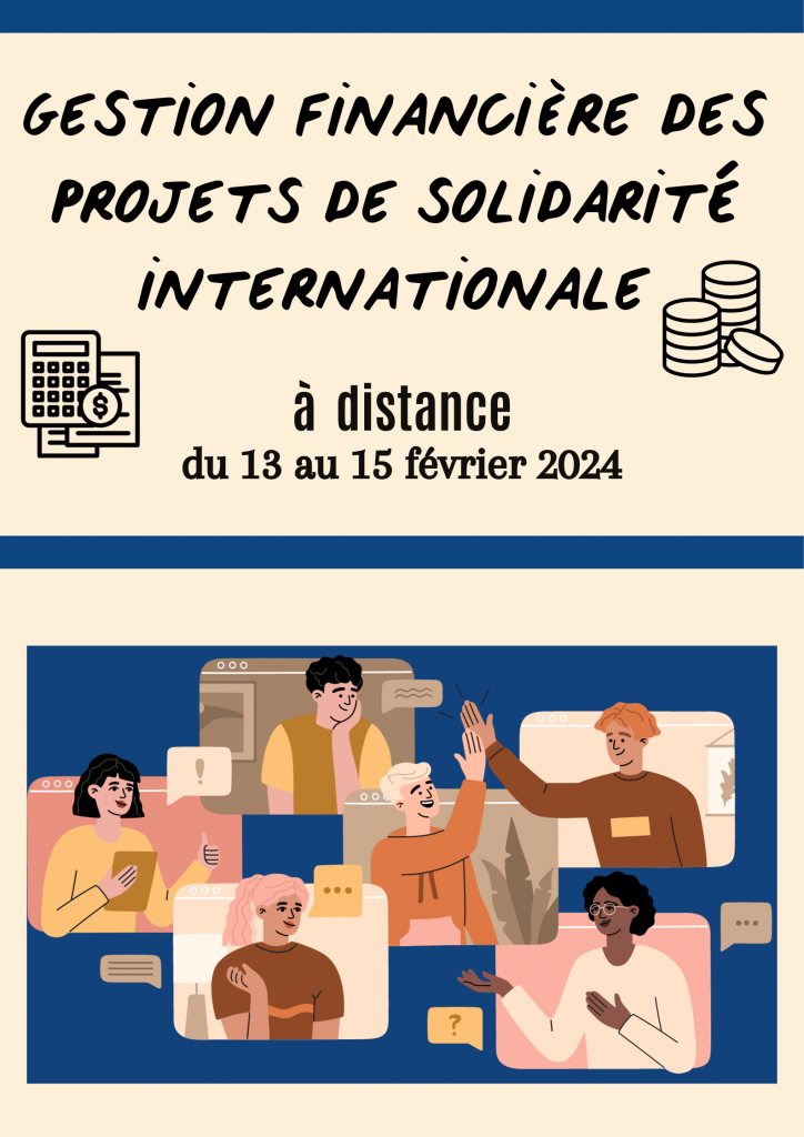Formation Gestion financière des projets de solidarité internationale 2024