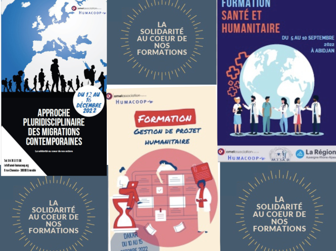 A vos agendas : Formations Humacoop-Amel France 2nd semestre 2022