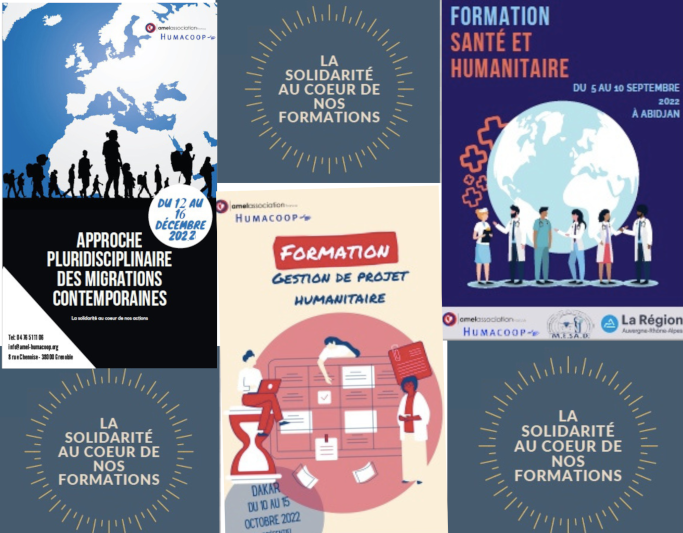 A vos agendas : Formations Humacoop-Amel France 2nd semestre 2022