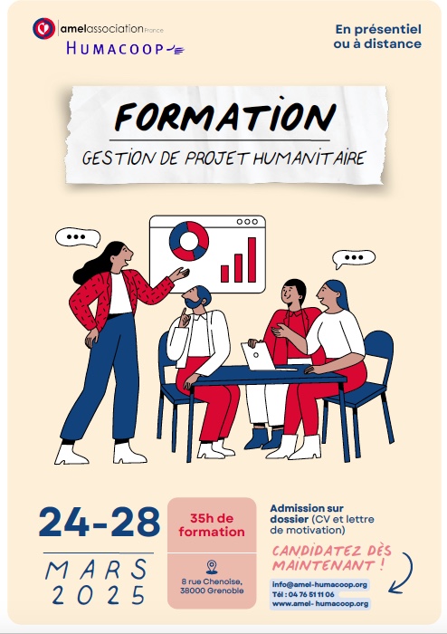 Formation Gestion de projet humanitaire Mars 2025