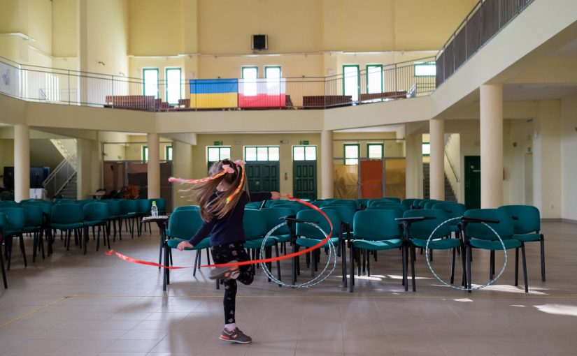 Sessions de jeu pour les enfants ukrainiens exilés en Pologne