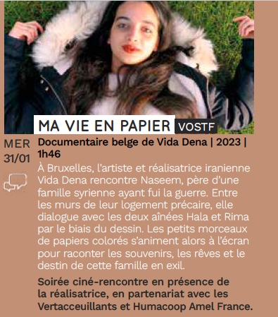 Ciné-rencontre Lans-en-Vercors 31 janvier 2024 à 20h