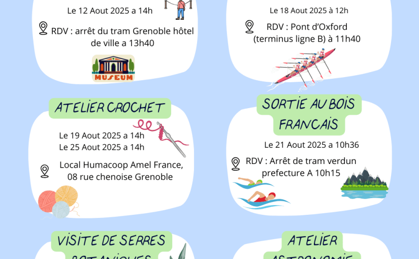 Sport et culture avec Humacoop-Amel France – Août 2025