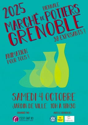 Marché de Potiers le 4 octobre au Jardin de Ville de Grenoble