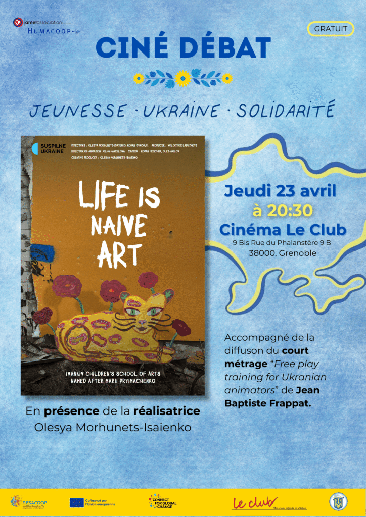 Ciné-débat : Ukraine, jeunesse & solidarité - 23 avril 2026