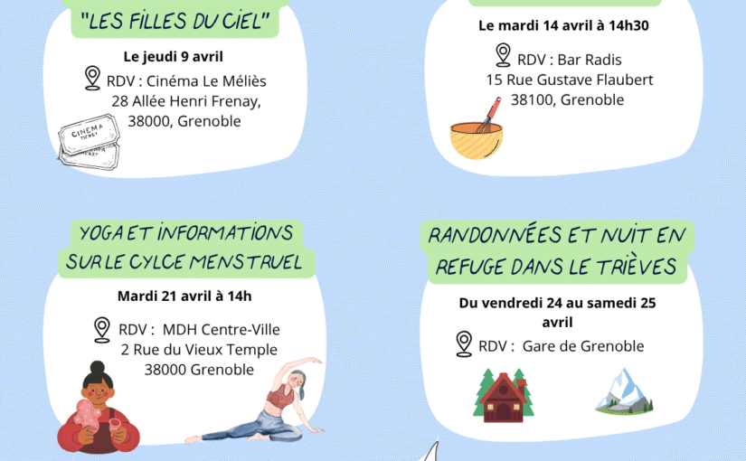 Sport et culture avec Amel France – Avril 2026