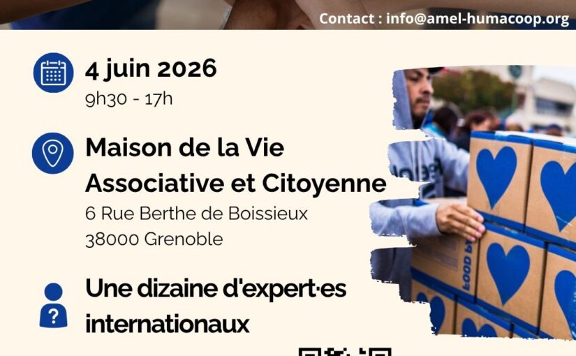 Journée d’étude  – Financements des ONG de solidarité : 4 juin 2026 à 9h30, Maison de la Vie Associative et Citoyenne