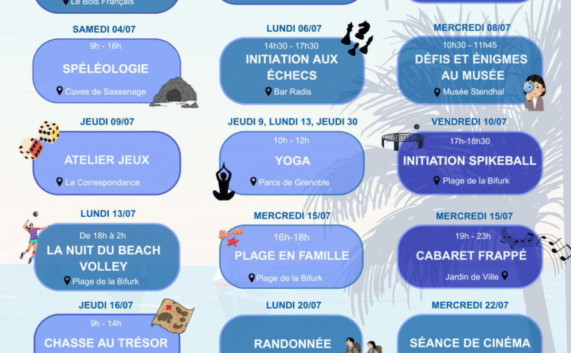 Sport et culture avec Amel France – Juillet 2026